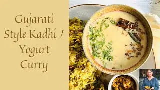 GUJARATI STYLE KADHI | HOW TO MAKE GUJARATI KADHI |YOGURT CURRY
