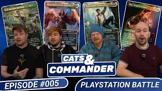Nathan Drake v Joel v Ellie v Freya | Playstation Battle | Cats and Commander #5 | MTG