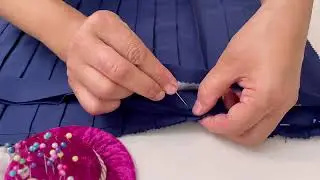 DIY Pleated Skirt Tutorial | Step-by-Step Guide #trending #sewing #howtomakeskirt #diy #diyprojects