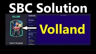 Kevin Volland Team of the Season TOTS SBC solution - FIFA 21