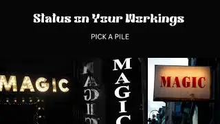 Status On Your Workings | PICKAPILE 