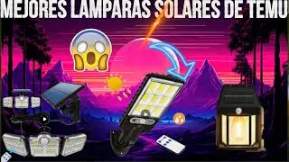 ☀️ Las 3 Mejores L&Aacute;MPARAS SOLARES de Temu 2026 🌙 Ilumina tu hogar sin gastar de m&aacute;s 😱
