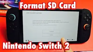 Nintendo Switch 2: How to Format SD CARD