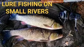 Lure Fishing Small Rivers - Perch, Chub and Pike.