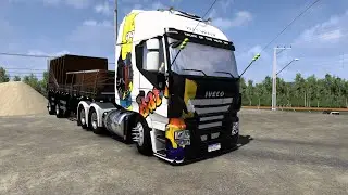 Vida de Caminhoneiro Iveco Hi -Way Escape Diretao;  Puxe Do Papel 32t.