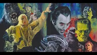 Classic Monsters, Modern Art book flip through