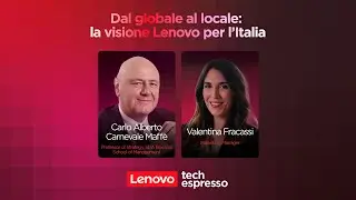 Tech Espresso | Episodio 11 | Dal globale al locale: la visione Lenovo per l'Italia