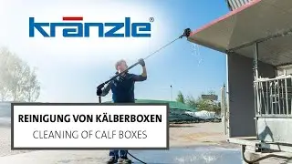 Clean calf pens thoroughly - with Kränzle high-pressure cleaner and foam cleaner