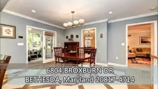 Bethesda Neighborhoods Properties For Sale - 6804 BROXBURN DRIVE BETHESDA, MD 20817