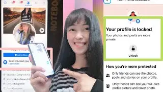How do I lock my facebook Profile? 2021  tagalog tutorial ..