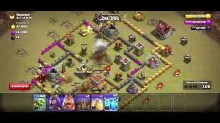 Deploying ONLY goblins on a TH8 base in CWL - Clash of Clans