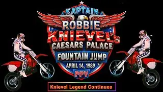 Kaptain Robbie Knievel's Caesars Palace Fountain jump April 14th 1989 #robbieknievel #viralvideo 