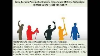Santa Barbara Painting Contractors - Importance Of Hiring Professional Painters