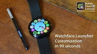 Bubble Cloud Wear Mini Launcher - Cloud Designer - in 99 seconds