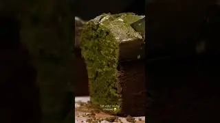 Matcha Pound Cake Slice