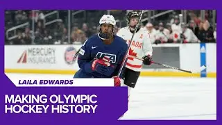 Laila Edwards Shatters a 30-Year Hockey Barrier