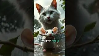 Can tiny mouse help Mighty Kitty | Shorts | Cat Lovers | Motivation #kitten #cute #catmemes