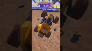 Monster jam showdown freestyle JCB digatron frontflip