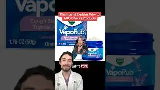 ‼️ AVOID THESE POPULAR MEDICATIONS IF YOU CARE ABOUT YOUR LIVER ! #vicks #coldandflu #pharmacist