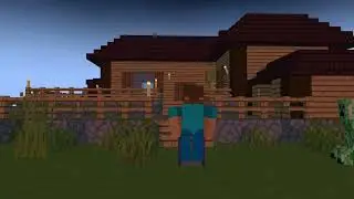 Building a house(Minecraft Animation)