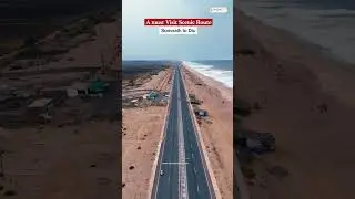 📍 Madhavpur Beach, PORBANDAR to SOMNATH Highway, Gujarat 🌊✨