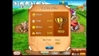 Farm frenzy 2 only GOLD (level 18) Cake street 1 Веселая ферма 2 Тортная 1 (уровень 18) Золото