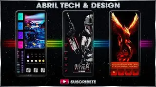 3 SUPER THEMES KLWP 🤩🔥 Dj, The Mandalorian & Ave F&eacute;nix