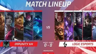 The best fighting and highlight of MPL-KH between IMPUNITY KH vs LOGIC ESPORTS #mlbbkh