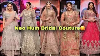 Neo Hum Bridal Couture💖✨#viral #fashion #trending #pakistan #dance #dress #sabaqamar #mehwishhayat