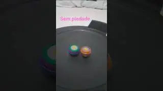Venom devolos vs jet fanta uva (Batalha de Beyblade caseiro)