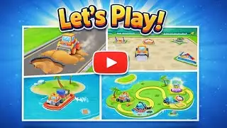 Kids toy JCB Construction vehicles cartoon