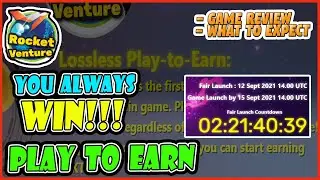 PLAY TO EARN ALWAYS WIN CRYPTO GAME ROCKET VENTURE - BEST NFT GAME - BLOCKCHAIN GAME - GAME REVIEW