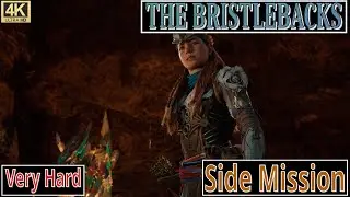 Horizon forbidden West PS5 4k - The Bristlebacks side quest guide walkthrough -Very hard difficulty