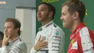 Lewis Hamilton 3rd Championship Win - Austin 2015 Podium F1