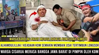 Alhamdulillah, Keadan KDM Semakin Membaik Usai Tertimbun Longsor DiCisarua, KDM Dicintai Warga Jabar