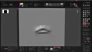 Kiss Me | ZBrush | Sculpting Lips on a Cube #shorts #zbrush #lips