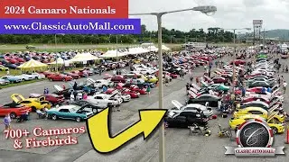 700+ Camaros and Firebirds at the 2024 Camaro Nationals at Classic Auto Mall #classicautomall