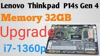 How to upgrade Lenovo ThinkPad P14s Gen 4 | ThinkPad P14s Gen 4 RAM Upgrade