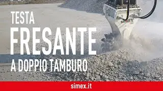 Testa fresante Simex TF 2100 - Demolizione pavimentazione industriale