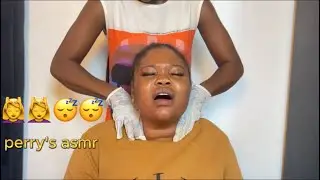 Soothing asmr massage 💆&zwj;♀️ intense knuckle cracking, deep relaxation and facials #asmr #asmrsounds 