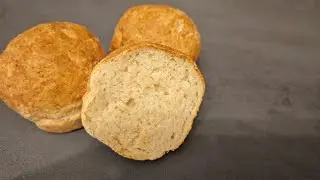Dinkel Quark Brötchen aus dem Airfryer, schnell, einfach und Kalorien arm
