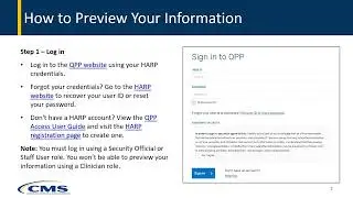 Preview Period: 2021 Performance Information for Doctors and Clinicians