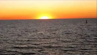 Relaxation Music - Wordless Song - Sunset Over the Pacific Ocean