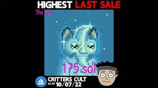 Critters Cult NFT Collection 🔥🔥Highest Last Sale🔥🔥 #Shorts