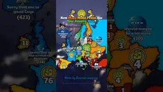 How many Nobel prizes has your country won? #europe #geography #mapping #countries #shorts