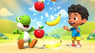 Mario Baby Yoshi Ate the Wrong Fruit | Kids Songs & Nursery Rhymes