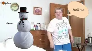 YTP: Grandma doesn't want to build a snowman!