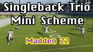 *ROUTES GOING EVERYWHERE* Singleback Trio Mini Scheme | Madden 22 Tips & Tricks