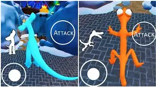 What If I Become Cyan And Orange In Rainbow Friends 2 Full Gameplay