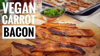 How to make Vegan Carrot Bacon (BUDGET STYLE)